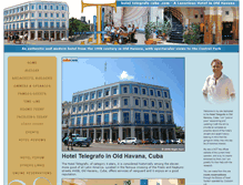Tablet Screenshot of hoteltelegrafocuba.com